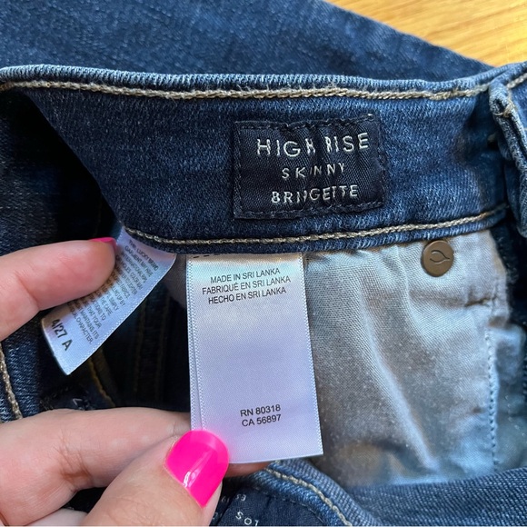 Lucky Brand high rise skinny Bridgette jeans size 4 / 27 ankle - Picture 6 of 7